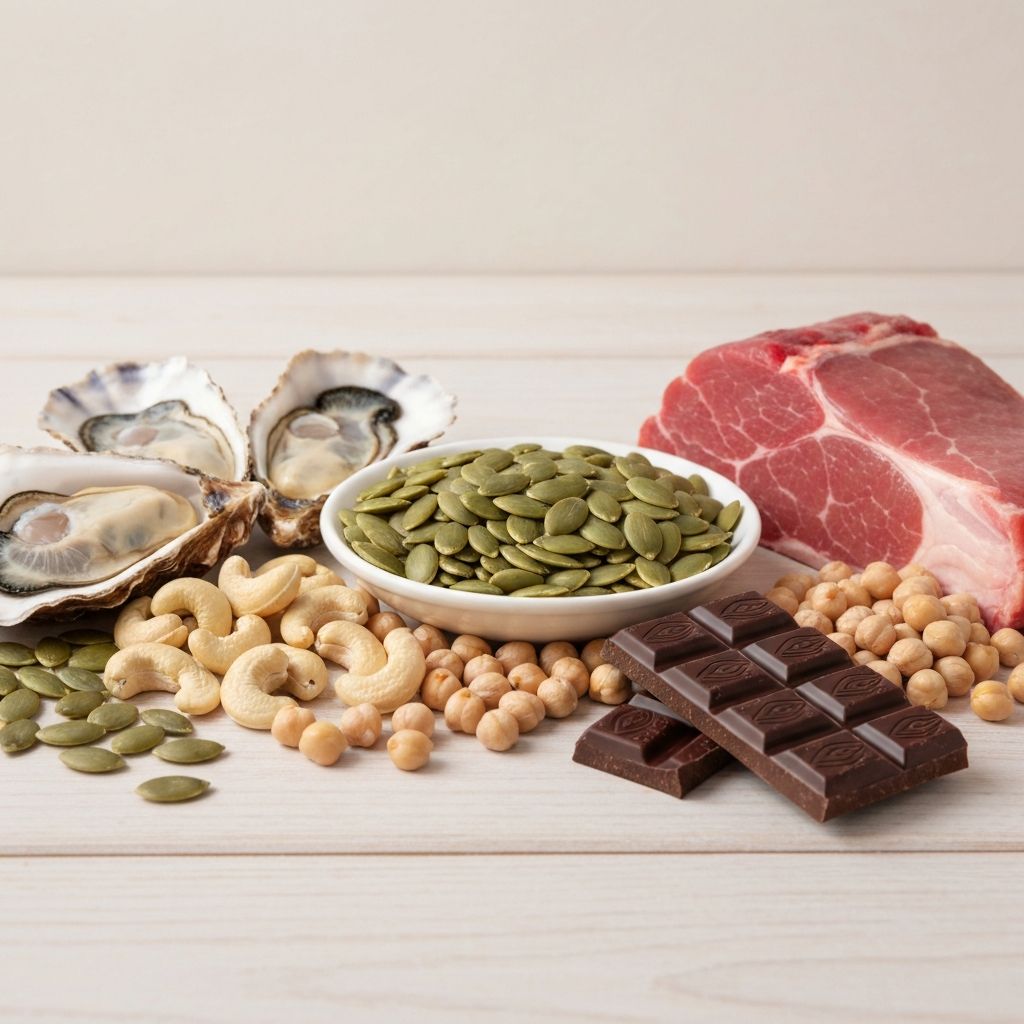 Ilustrasi sumber zinc alami